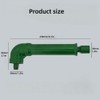 LUOFENGYANG Right Angle Impact Wrench Extension, Extended Neck Design, Green