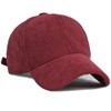 XRDSS Corduroy Baseball Cap Unisex Adjustable Classic Sports Cap Outdoor