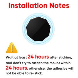 2 Pack Adhesive Replacement Magnet Piece for Garmin Low-Profile Magnetic Mount,Only Windshield Sticky No Mount,for Garmin Dash Cam Mount 45/46/47/55/56/57/65W/66W/67W/Tandem/Speak Plus