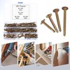 M4.2 Drilling Screws, Self-Drilling Screws, Pack of 125 Self-Tapping Screws,
