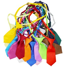 DORUI Dog Ties - 20 PCS Birthday Gift Adjustable Pet Neck Ties for Boys Girls Dog Puppy Cats Party Weddings Christmas Valentine's Day Holiday Festival Photography Grooming Accessories(Medium)