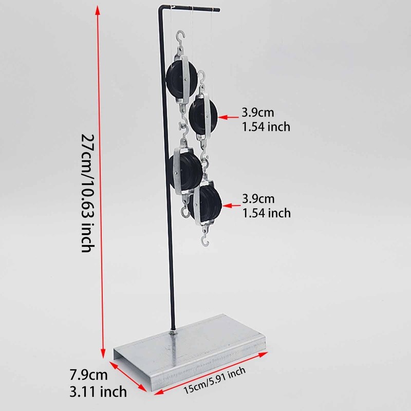 Milageto Pulley Block Set Physics Experiment Physics Lab Science Kit