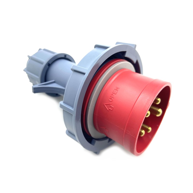 IEC60309 Industrial Connector Plug, 5Pin 16A 380V-415V 3P+E+N 6H IP67
