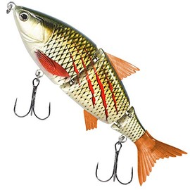 Balzer Shirasu Swimbait Pike Factory 15 cm - Wobbler, Colour: Bloody Minnow / 43 g / Slow Sinking