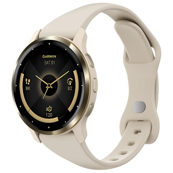 Laband 22mm Slim Silicone Watch Bands Compatible with Garmin Venu