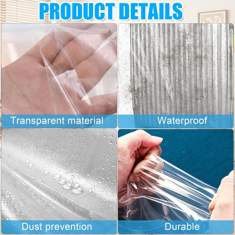 3 Extra large plastic bags,100 * 150CM heavy duty large