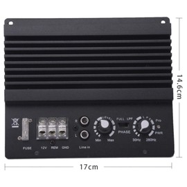 Lrtzizy 1000W Car Audio High Power Amplifier Amp Board Powerful Bass Sub Woofer Board 12V