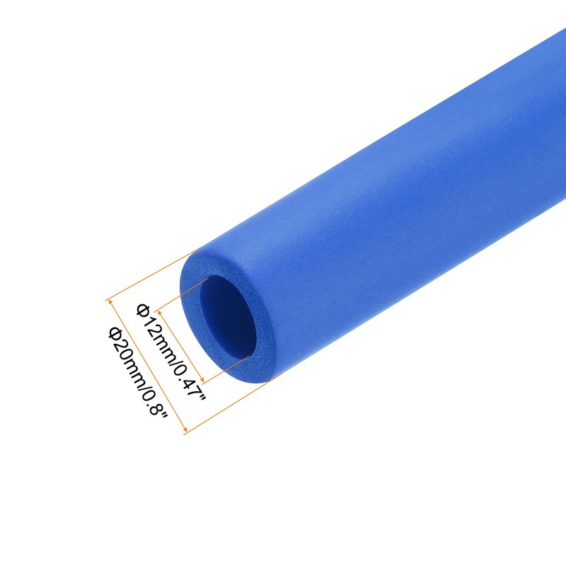 sourcing map Foam Tubing for Handle Grip Support, Pipe Insulation,