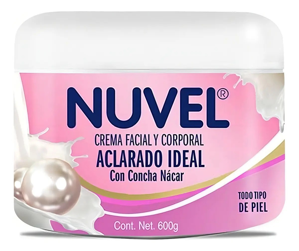 Crema Corporal Nuvel Aclarado Ideal con Concha Nácar 600g