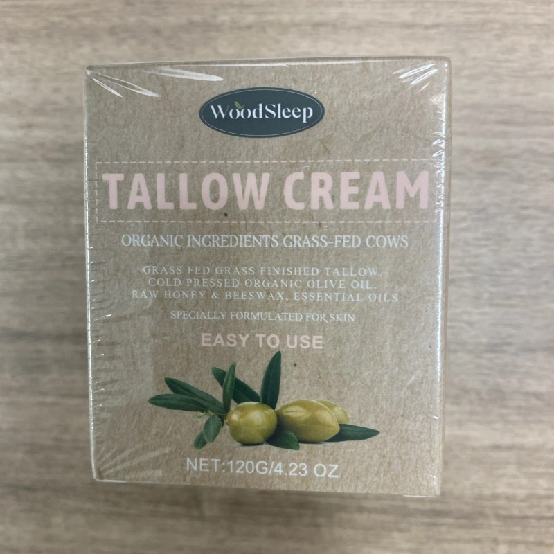 Woodsleep Tallow Cream Organic Ingredients Easy to Use 4.23 oz