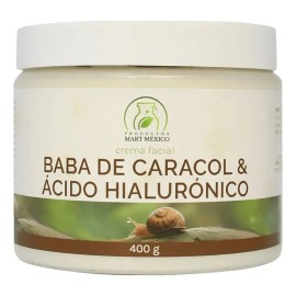 Crema baba de caracol + ácido hialurónico 400 g | hidrata y atenúa cicatrices día/noche
