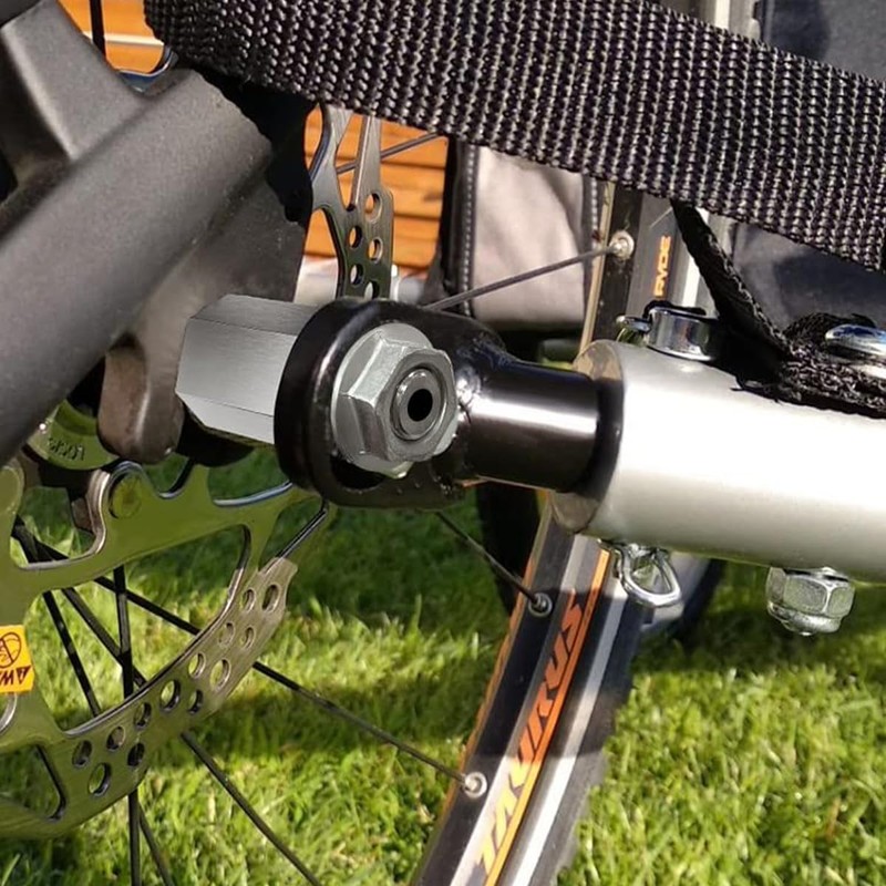 ieron Bicycle Axle Adapter, Universal Bicycle Trailer Coupling Adapter for