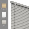 CHICOLOGY Cordless Vinyl Mini Blinds, 35''W x 72''H, Gray, Indoor,