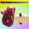 Coriario BUG# Dreadlock Extensions Human Hair Loc 8 Inch 60