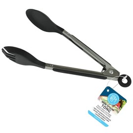 R&M International 96922 Mini 8" Spoon Tong with Locking Handle