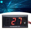 Motorcycle Digital Water Temperature Gauge Ultra Thin DC 12V LCD