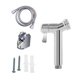 Handheld Bidet Sprayer for Toilet, Ergonomic Hand Held Cloth Diaper Sprayer Set, Brass Jet Sprayer Kit, Bidet Attachment with Adjustable Water, Easy to Install, not T-Valve Included