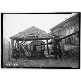 HistoricalFindings Photo: Fox-Harris-Jones House,State Road 21,Oak Hill,Wilcox County,Alabama,AL,HABS,8