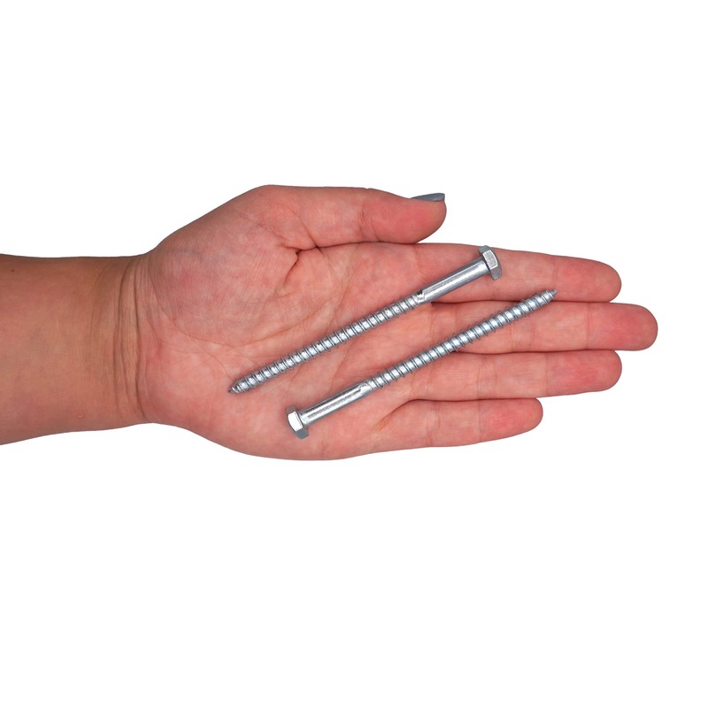 SKIR'CO (Pack of 6) DIN 571 Zinc Plated Steel Hex