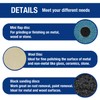 WORKPRO 101-pieces Sanding Discs Set, 2 inch Discs with 1/4