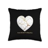 From Broken to Beautiful - Heart Repaired with Gold Throw