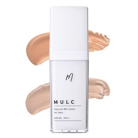 MULC SPF30 PA++ BB Cream, Light Beige, Sweat Resistant, For Men & Men, Beauty Essence, Cream, Foundation, Makeup Base, Sunscreen, 1.1 oz (30 g)