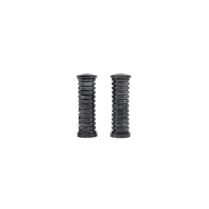 BISOMO 2 x Black Foot Peg Rubber Foot Pegs Foot