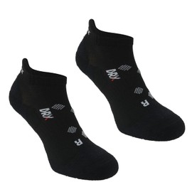 Karrimor Womens 2 pack Running Socks Footwear Accessories Ladies Black Ladies 4-8