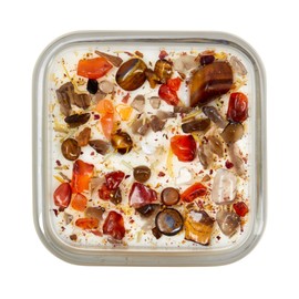 Cinnamon Vanilla Candle by New Moon Beginnings - Fall Scented Candles - Herb & Crystal Candles - Soy Candle - Autumn Fall Candles