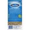 DenTek Earth Friendly Floss Picks, Organic Plant-Based bio-Plastic Handles, Mint,