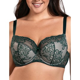VIVISENCE Women's Padded Bra, Green, 90E