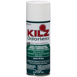 Kilz 10444 Odorless Primer, White, 13-oz. Aerosol - Quantity 1
