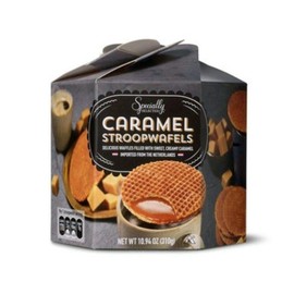 SPECIALLY SELECTED CARAMEL STROOPWAFELS Imported from the Netherlands
