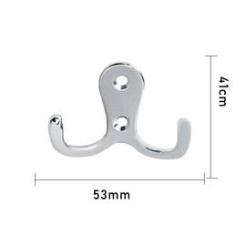 6 PCS Double Door Hooks Vintage Antique Coat Hooks Double Prong Wall Mounted Decorative Clothes Hat Hooks Double Robe Hooks Screw In Door Hooks For Kitchen Bedroom Wall Bathroom Hanging With Screws