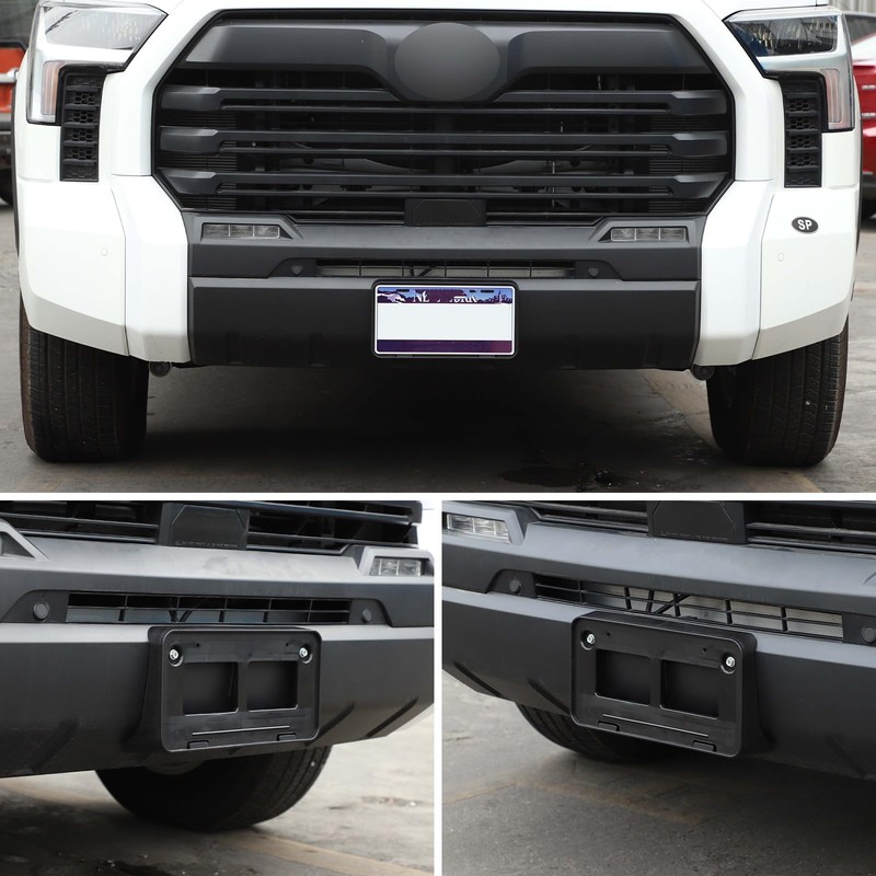 Car Front License Plate Holder Frame for Toyota Tundra 2022-2025,