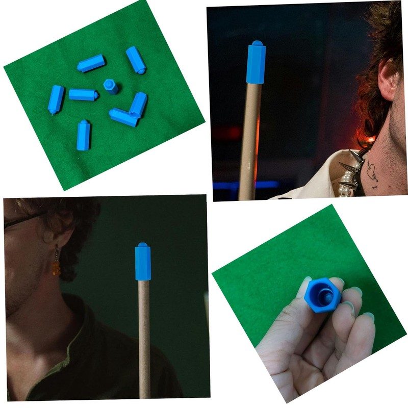 5 Pcs Pool Cue Tips, Screw-On Billiard Cue Tip with