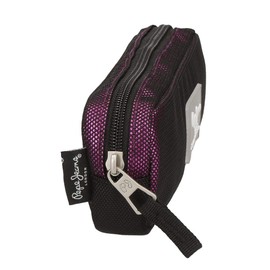 Pepe Jeans Lily Pencil Case Purple 22x7x3 cms Polyester