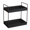 KINGBERWI 2 Tier Bathroom Counter Organizer, Standing Vanity Organizer Shelf