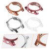 jojofuny 4pcs TPU Watch Protective Covers for Smartwatch Screen Protectors