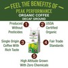 Peak Performance High Altitude Organic Decaf Coffee. Fair Trade, Low