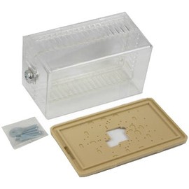 White Rodgers Universal Thermostat Guard Wall Mount White