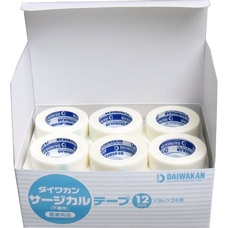 Daiwakan Surgical Tape, Non-woven Type, For Doctors, 0.5 inches (12