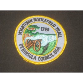 Yorktown Battlefield Trail Pocket Patch  BT2