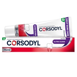 Corsodyl Ultra Clean Daily Gum Care Fluoride Toothpaste 75ml