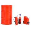 Fire Extinguisher Oil Drum Shovel Nitrogen Bottle Fit for SCX10
