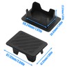 JERBOR 2Pack Silicone Pickup Trucks BedRail Stake Pocket Covers for