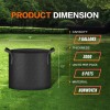 iPower 12-Pack 7 Gallon Grow Bags Heavy Duty Thickened Aeration
