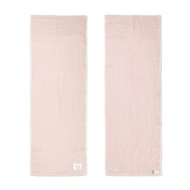 Iori Imabari Towel, Momo-Momo, Face Towel, 4-Ply Gauze, Made in Japan, Highly Absorbent (Pink)