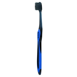 Dental Pro Black Ultra Fine Bristles Compact Stiff