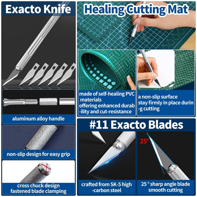 Waltool 31Pcs Gundam Model Tools Kit, Modeler Basic Tools Craft